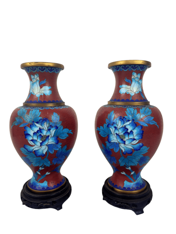 Jarrones esmaltados Cloisonné